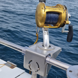 SUPPORT PORTE CANNE ENCASTRABLE