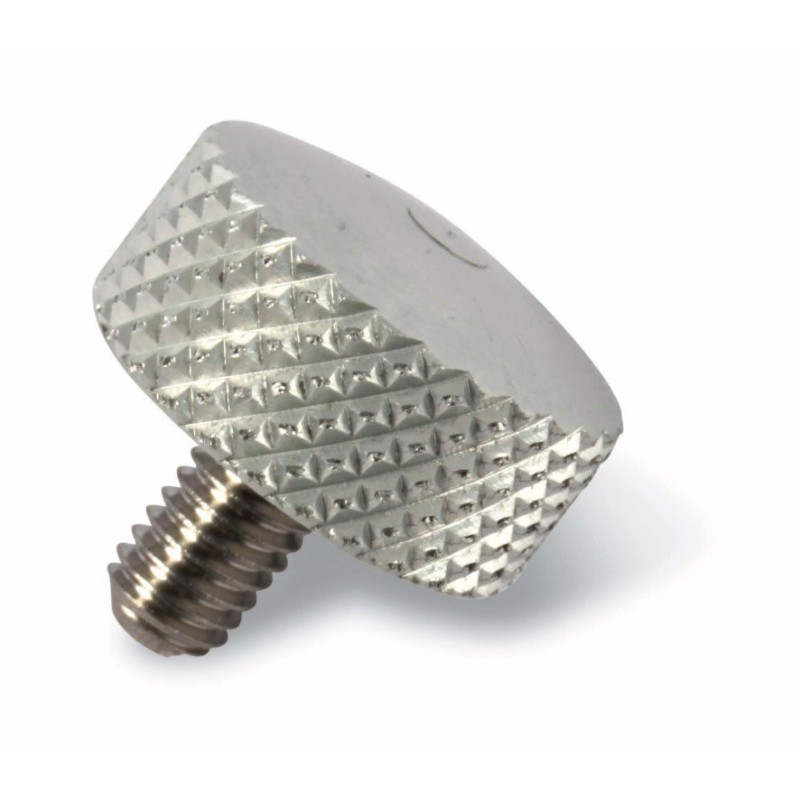 Vis alu moletée M6x10 Ø20 mm Carp’O | Serrage manuel rod pod