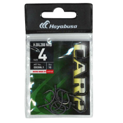 HAMEÇON CARPE HAYABUSA H.BIL288 NRB TAILLE 1/0 PAR 10