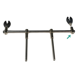 Curseur buzz bar Ø12 mm Carp’O | Support accessoire rod pod vis 3/8