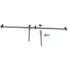 Tige Inox CARP’O Ø10 mm 13,6 cm – Support Buzz Bar
