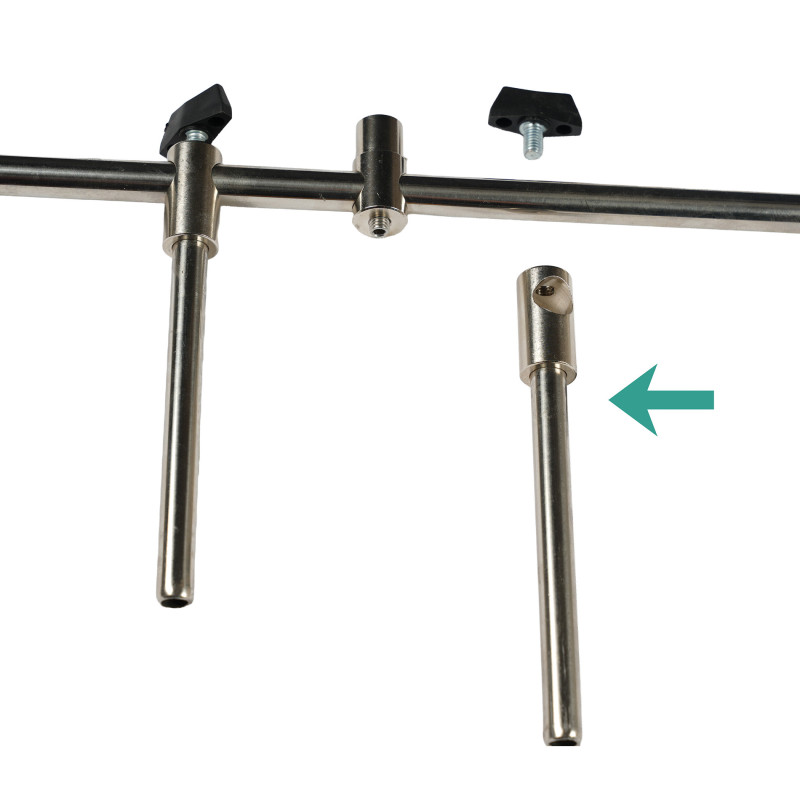 Tige Inox CARP’O Ø10 mm 13,6 cm – Buzz Bar Ø12