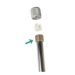 Bague filetée Ø14 mm Carp’O | Serrage tige buzz bar rod pod