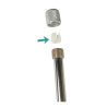 Pince nylon Ø14/10 mm Carp’O | Serrage tige buzz bar rod pod