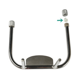 Pince nylon Ø14/10 mm Carp’O | Serrage tige buzz bar rod pod