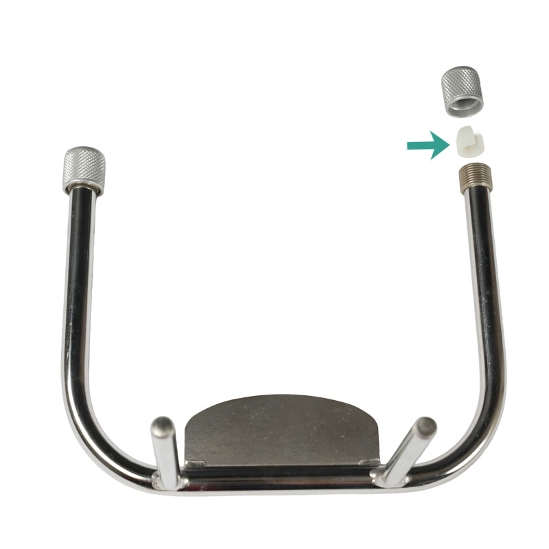 Pince nylon Ø14/10 mm Carp’O | Serrage tige buzz bar rod pod