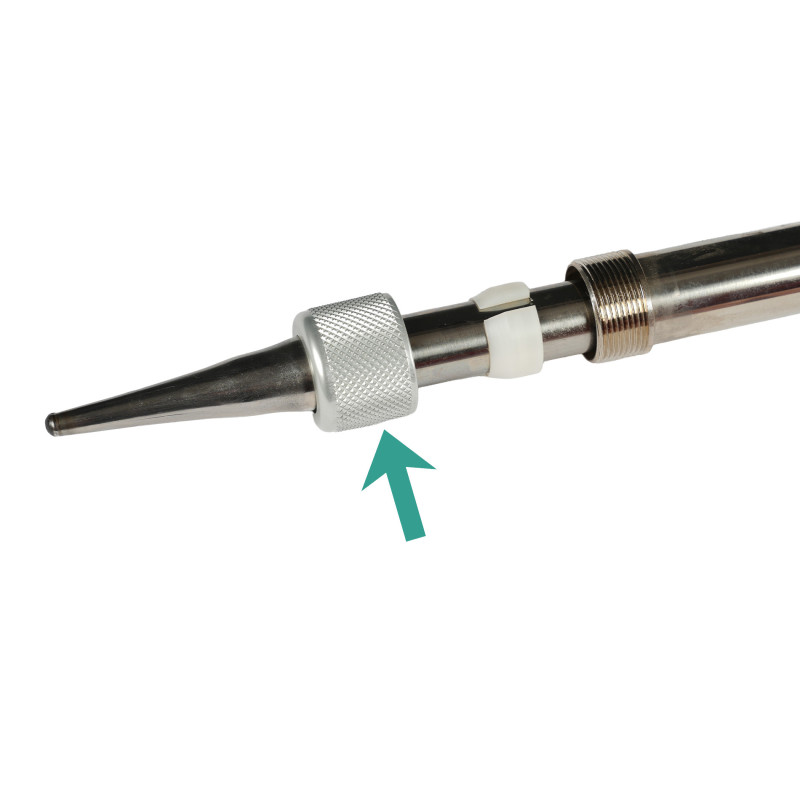 Écrou alu moleté Ø25 mm Carp’O | Serrage pied rod pod sans outil