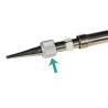 Écrou alu moleté Ø25 mm Carp’O | Serrage pied rod pod sans outil