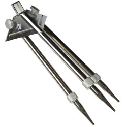 Écrou alu moleté Ø25 mm Carp’O | Serrage pied rod pod sans outil