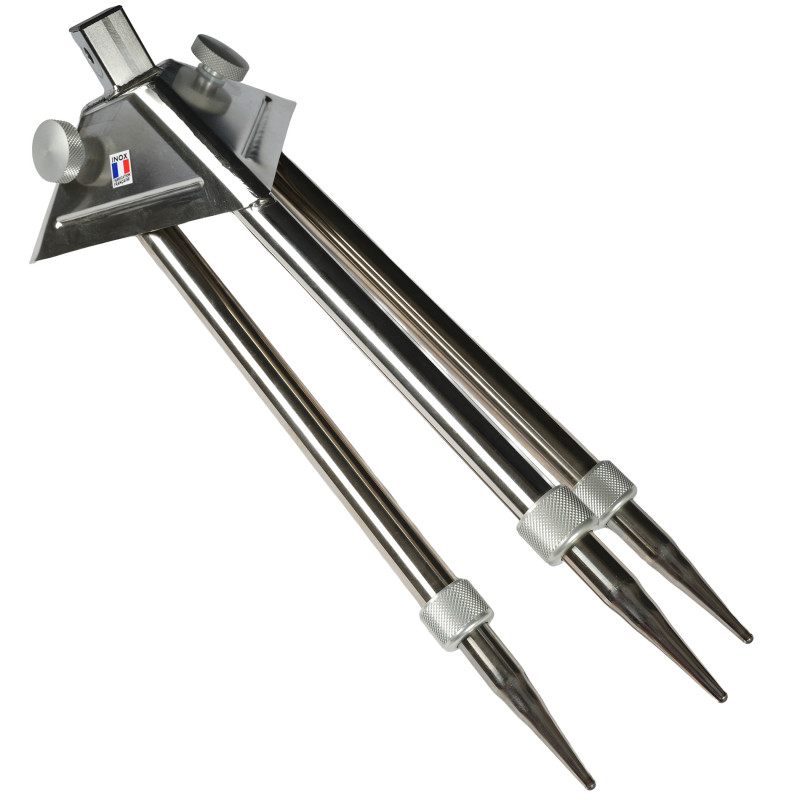 Écrou alu moleté Ø25 mm Carp’O | Serrage pied rod pod sans outil