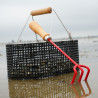 GRIFFE ACIER A COQUILLAGE 3 DENTS
