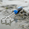 GRIFFE INOX A COQUILLAGES 3 DENTS