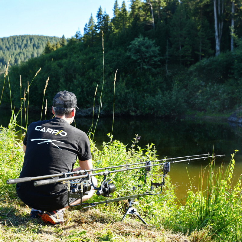 Rod Pod Carpe 2 Cannes Carp'O B4 Acier | AMIAUD SHOP