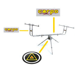 Pack stickers Carp'O inox vintage | Kit refit rod pod
