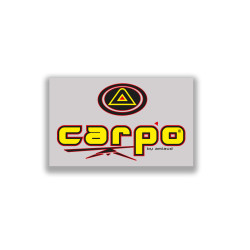 Autocollant Carp'O vintage 80x55 mm | Logo original