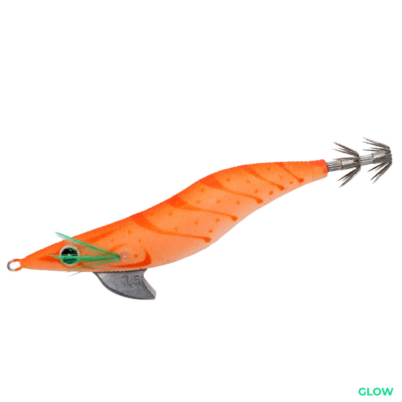 Turlutte Hayabusa Squid Junky Hug Hug 3.0 Mandarin Orange