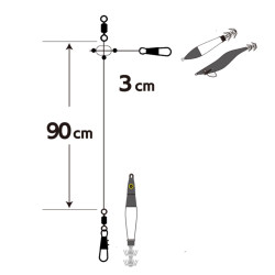 BAS DE LIGNE TURLUTTE SIMPLE SR434