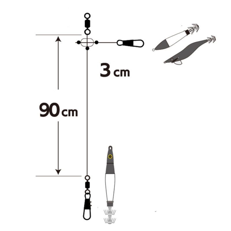 BAS DE LIGNE TURLUTTE SIMPLE SR434