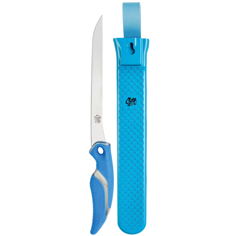 COUTEAU FLEX À ÉFFILER 18 CM + ÉTUI