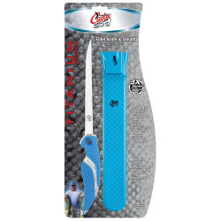 COUTEAU FLEX À ÉFFILER 18 CM + ÉTUI