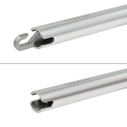 DÉGORGEOIR ALU/TITANIUM 45 CM