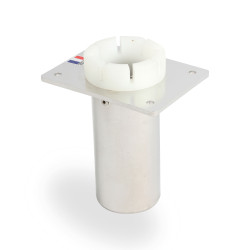 SOCLE INOX SEUL A CRANS ENCASTRABLE