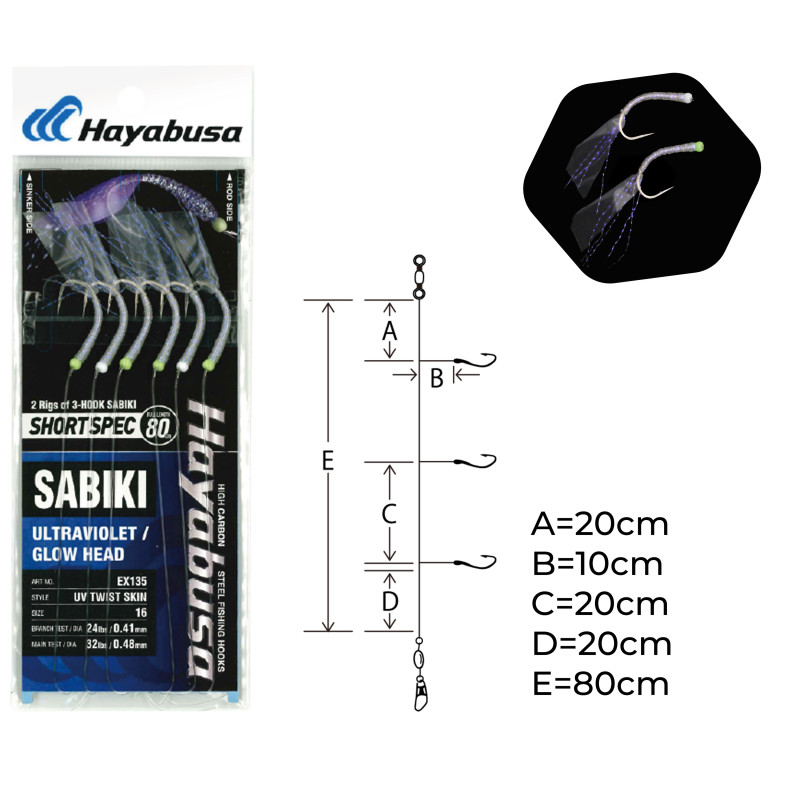 JIGGING SABIKI EX135 HAYABUSA