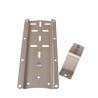 PLAQUE INOX FIXATION MOTEUR AVANT
