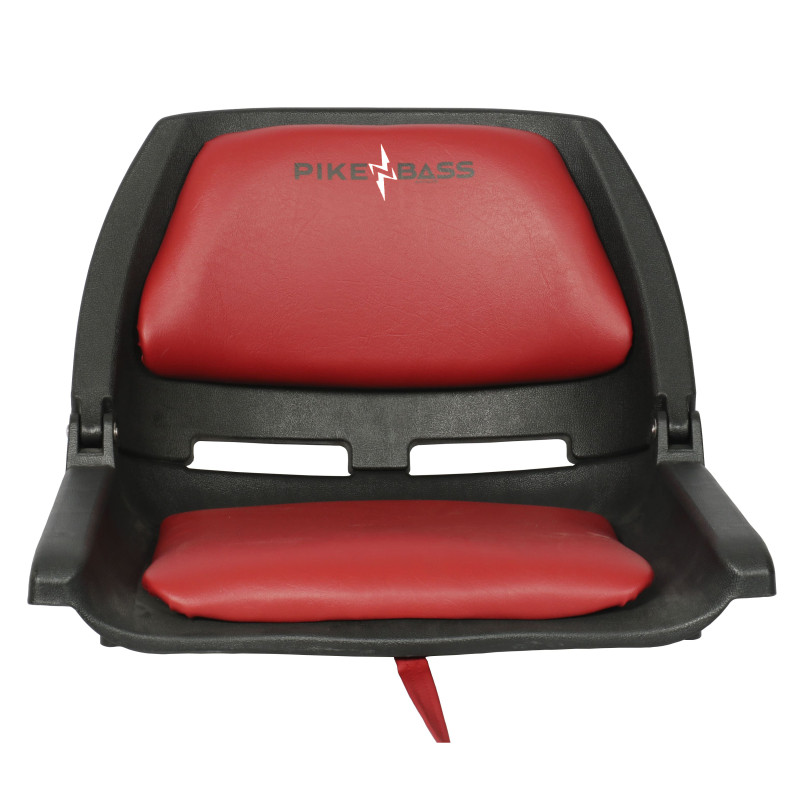 SIEGE PLIANT CONFORT ROUGE/NOIR