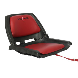 SIEGE PLIANT CONFORT ROUGE/NOIR