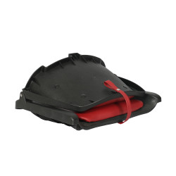 SIEGE PLIANT CONFORT ROUGE/NOIR