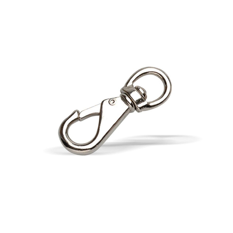 MOUSQUETON A EMERILLON LONG. 85 MM