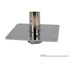 PLATINE BASSE CARREE P/SIEGE