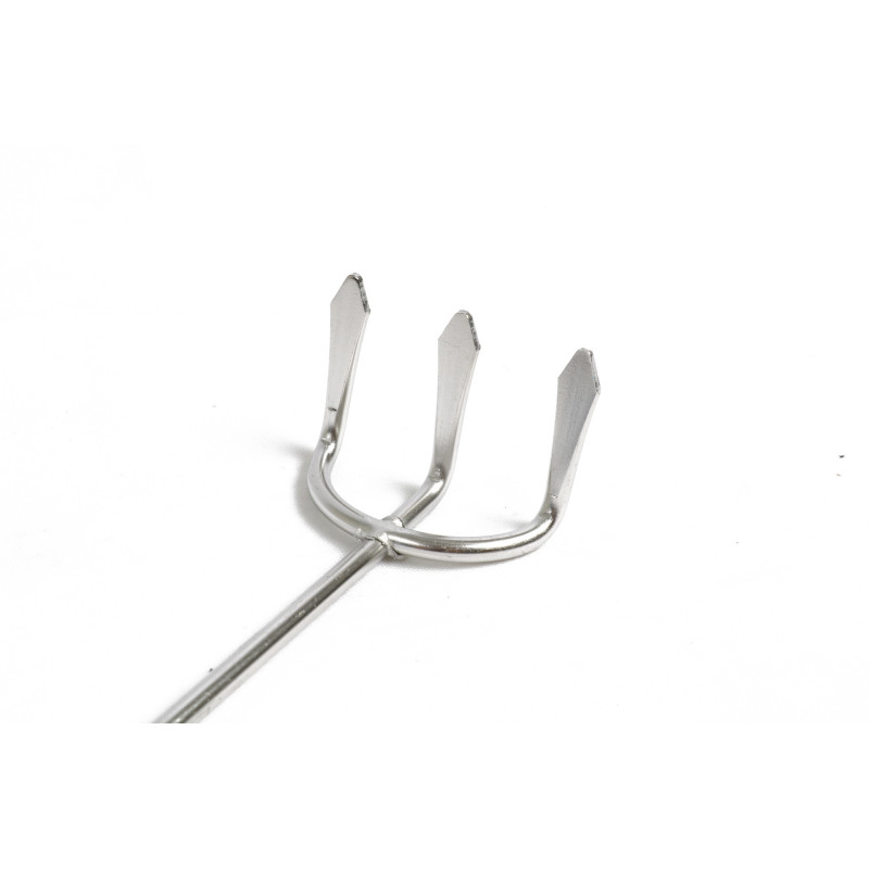GRIFFE INOX A COQUILLAGES 3 DENTS