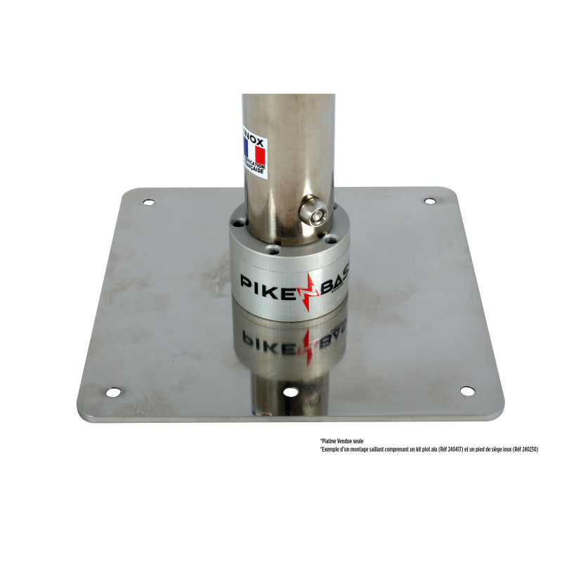 PLATINE BASSE CARREE P/SIEGE